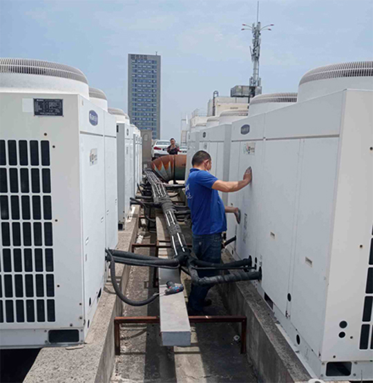 威海中央空调制热和不制冷系统维修方法